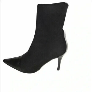 Kate Spade Fleece Stiletto Heel Bootie Size 8.5